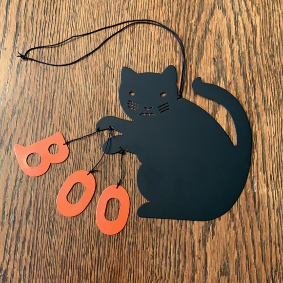Black Cat Boo-To-You Wind Chimes - Picture 2 of 9